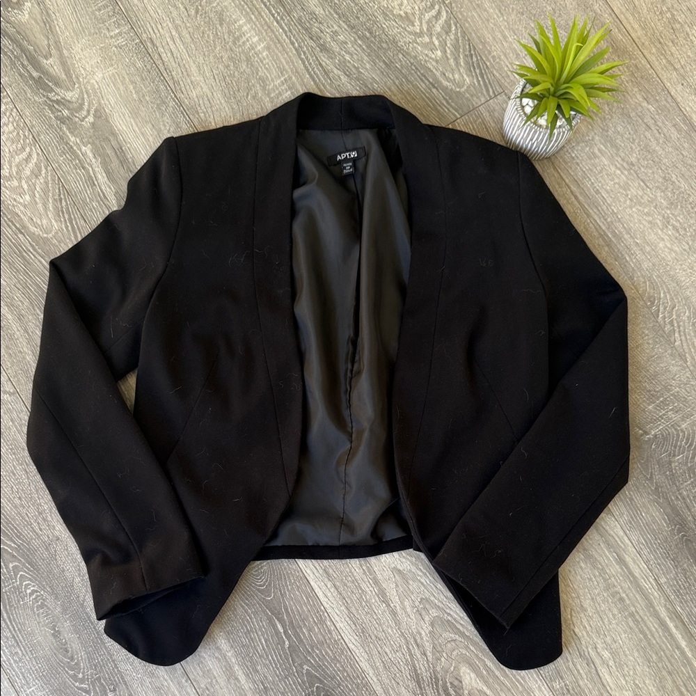 Apt. 9 Women's Elegant Black Suit Jacket